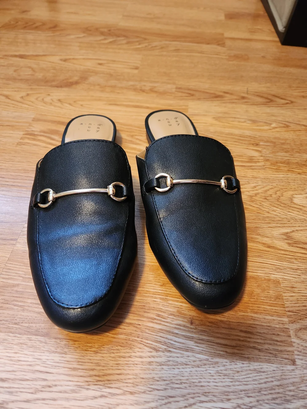 A New Day Black Slip-On Women's Loafers